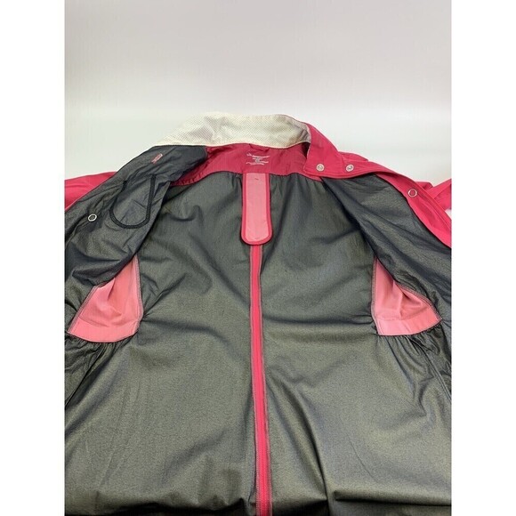 BOGO Brooks Silver Bullet Jacket Pink Zip Snap Shelter Tech Lightweight 220619 L - Picture 13 of 15